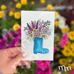 Rubber Boot Flowers