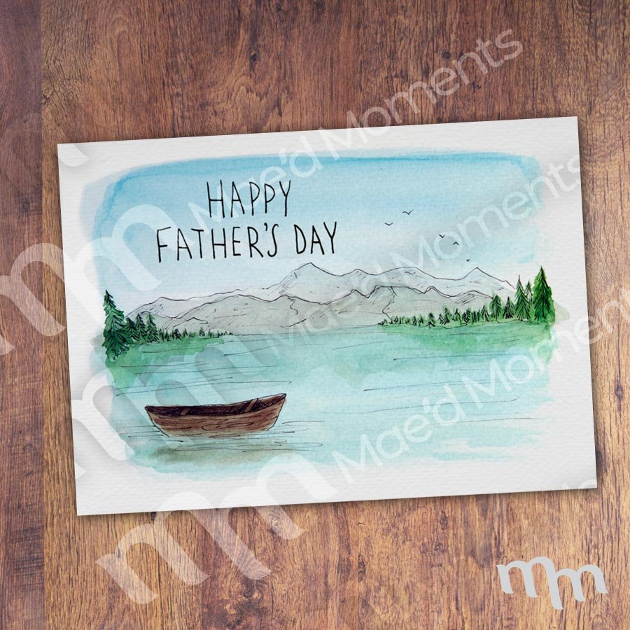 Father's Day Canoe